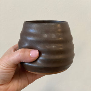 Pottery Cocktail Cup - Chocolate
