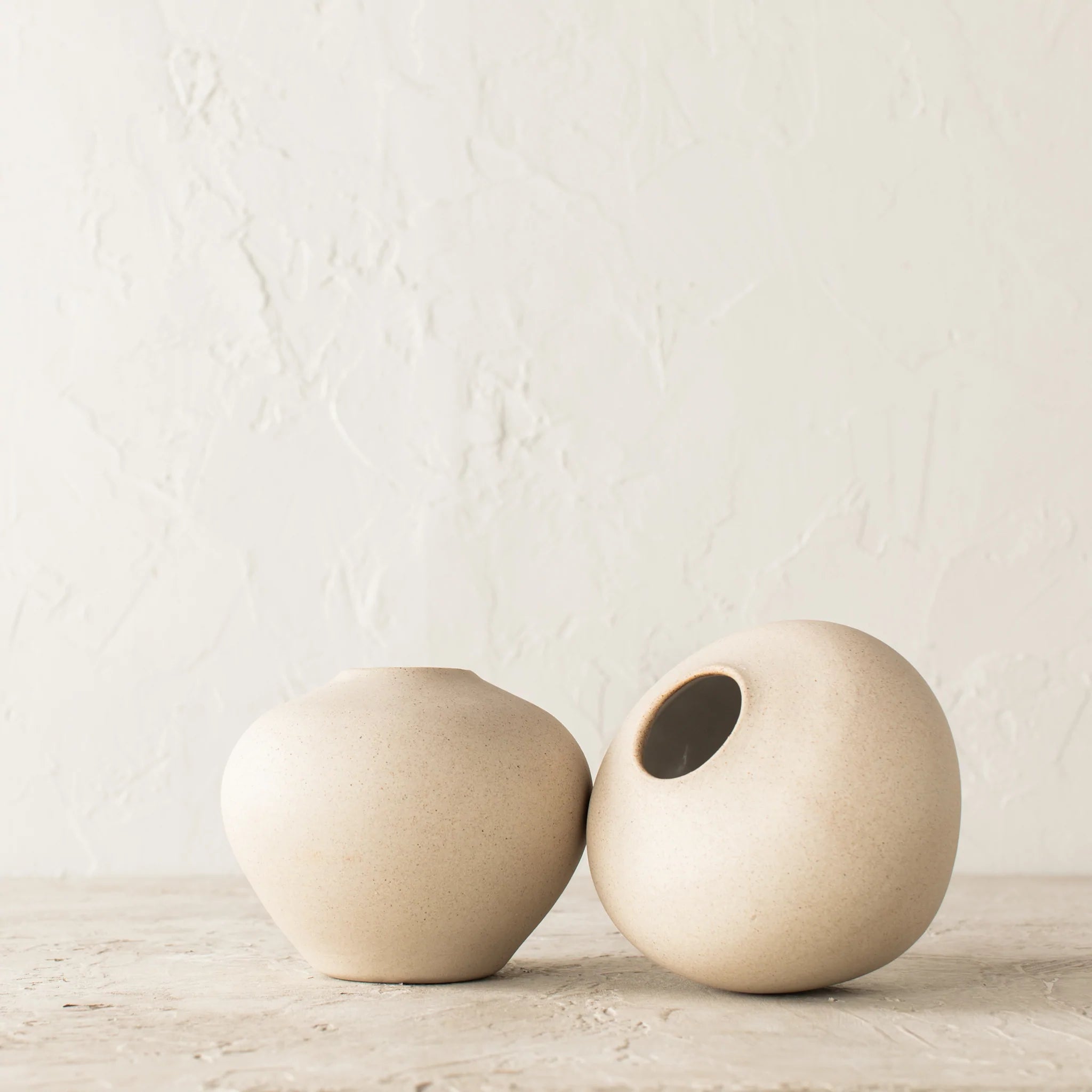 Convivial Verdure Vase - Raw Stoneware Collection
